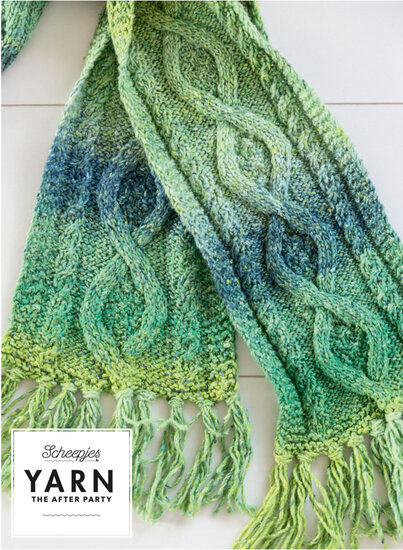 YAP Mossy Cabled Scarf