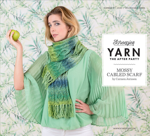 YAP Mossy Cabled Scarf