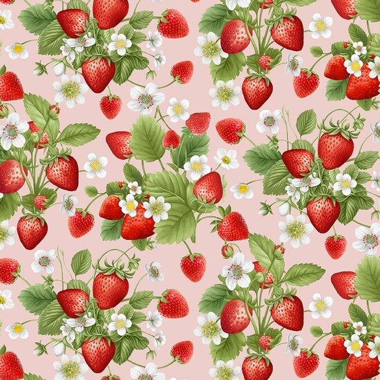 Strawberries Bouquet Pink