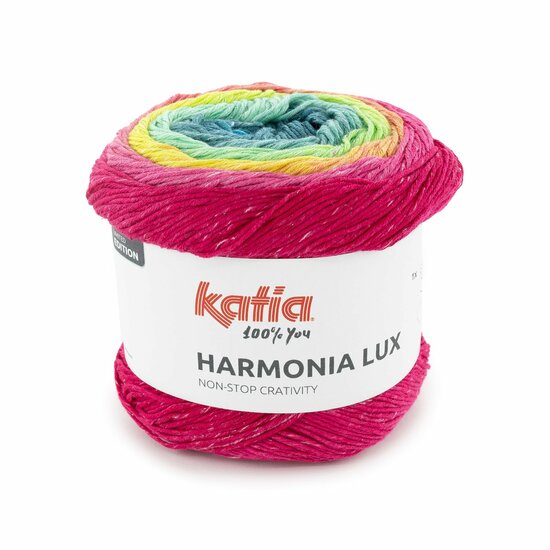 Harmonia Lux 104 - Fuchsia-Citroengeel-Turquoise
