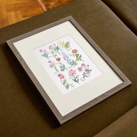 DMC Kruissteek kit botanisch 33,5x23cm