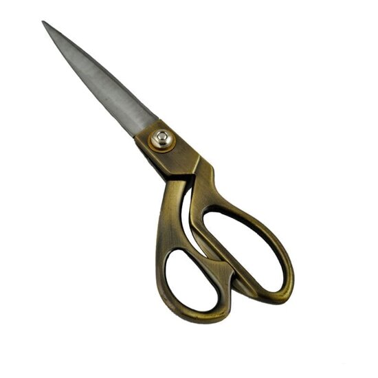 Kleermakerschaar RVS in brons 22 cm