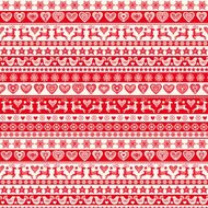 Scandi Stripe Red 