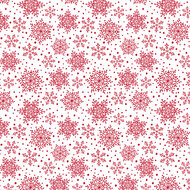 Hearty the Snowman, Snowflakes White/Red
