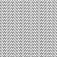 Full Bloom, Geo Flower Grey/White