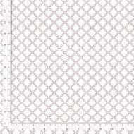 Garden Redwork Geo Dotted Circle CD3104 White