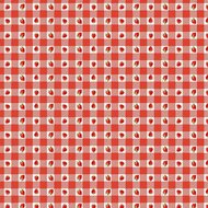Berry Sweet Strawberries on Plaid Red