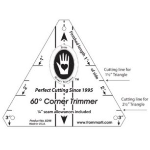 One 60-degree Corner Trimmer One 60-degree Corner Trimmer