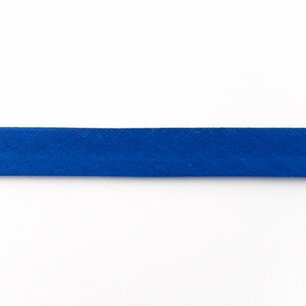 Biasband katoen 3 meter kobalt Biasband katoen 3 meter kobalt