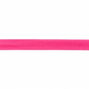 Biasband katoen tricot fuchsia