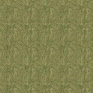 English Autumn, Tonal Paisley Green