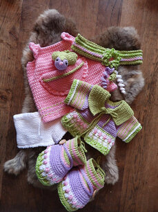 XXL Funny Kledingset Birdy Pink XXL Funny Kledingset Birdy Pink