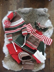 XXL Funny Kledingset Christmas Classic Gril XXL Funny Kledingset Christmas Classic Gril