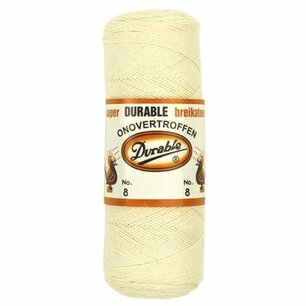 Durable breikatoen 8 ecru Durable breikatoen 8 ecru