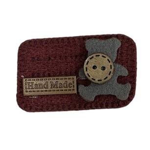 label teddy 45 mm donker rood label teddy 45 mm donker rood