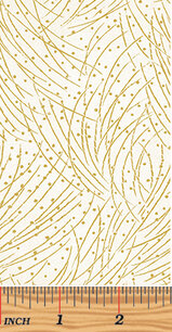 Festive Chickadees Golden Pine Parchement