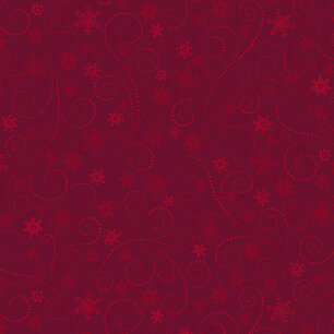 Winter Elegance, Swirling Frost Red