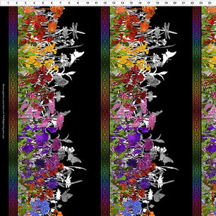 Rainbow of Jewels, Border Rainbow of Jewels, Border