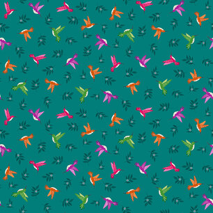 Jewel Tones, Hummingbird Turquoise Jewel Tones, Hummingbird Turquoise