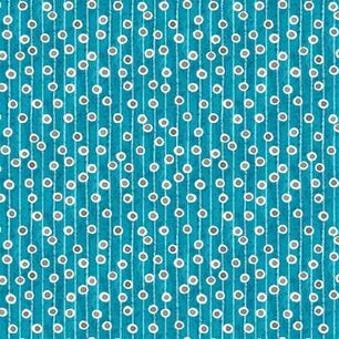 Faciful Sea Life Dots Aqua Faciful Sea Life Dots Aqua