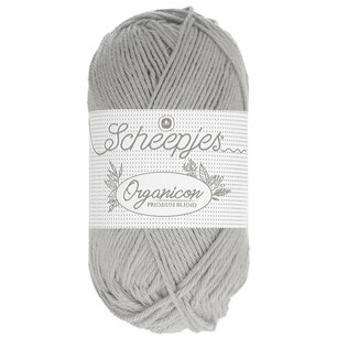 Scheepjes Organicon 50g - 203 Frosted Silver Scheepjes Organicon 50g - 203 Frosted Silver