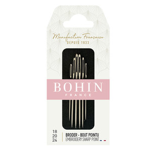 Bohin Assortiment borduurnaalden no. 18/20/24 Bohin Assortiment borduurnaalden no. 18/20/24