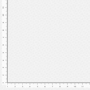 Garden Redwork Block Geo Hue White