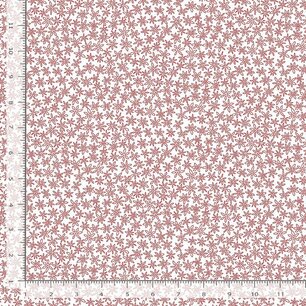 Garden Redwork Ditsy Floral Outline CD3102 White