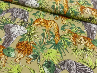 Viscose Jungle Dieren Viscose Jungle Dieren