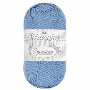 Scheepjes Organicon 50 g -  254 Steel Blue Scheepjes Organicon 50 g -  254 Steel Blue