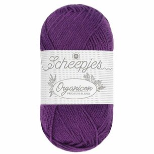 Scheepjes Organicon 50 g -  257 Perfect Plum Scheepjes Organicon 50 g -  257 Perfect Plum