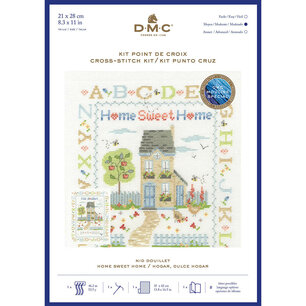 DMC Borduurkit home sweet home 21x28cm