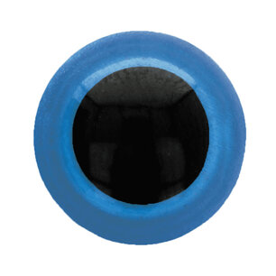 Dierenogen - veiligheidsogen tweekleurig 16mm blauw Dierenogen - veiligheidsogen tweekleurig 16mm blauw