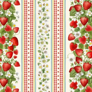 Berry Sweet Sweet Berry 11" stripe Cream Berry Sweet Sweet Berry 11" stripe Cream