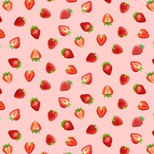Berry Sweet Tossed Strawberries Pink Berry Sweet Tossed Strawberries Pink