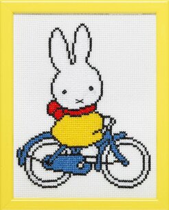 borduurpakket Nijntje op de fiets, Dick Bruna