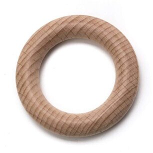 Beukenhouten ring, 70 mm Beukenhouten ring, 70 mm