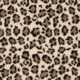 Teddy stof met panterprint Teddy stof met panterprint