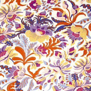 Viscose Tricot Purple Rights – Soepele tricot met expressieve print | Voor jurken & tops