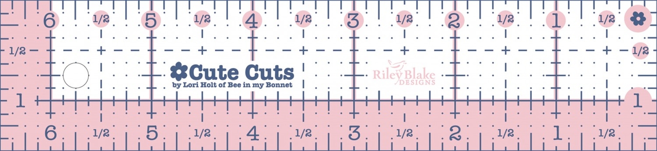 quiltliniaal 1½ x 6½ inch 