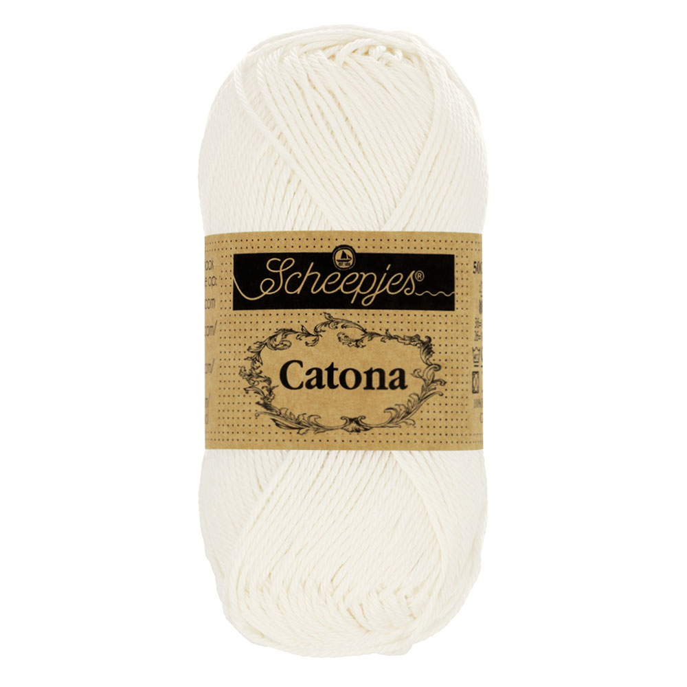 Scheepjes Catona 105 Bridal White 50 g