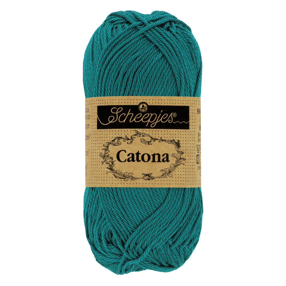 Scheepjes Catona 401 Dark Teal 50 g