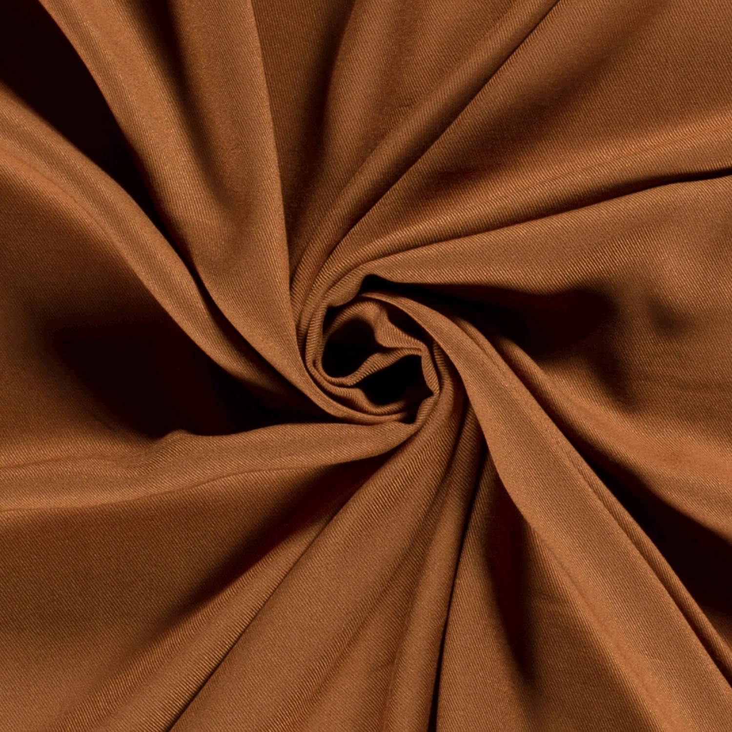 Viscose twill effen brique