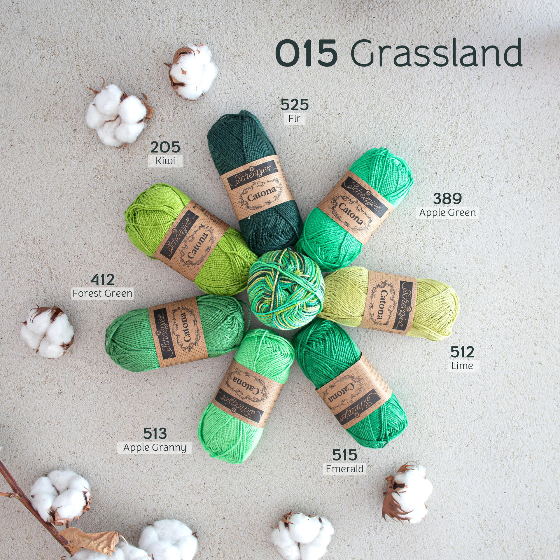 Scheepjes Catona Chroma 015 Grassland