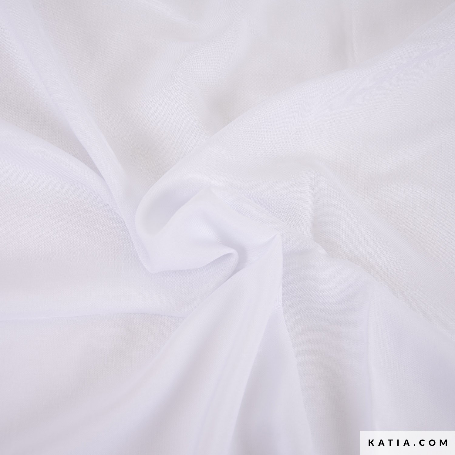 Viscose Solid White