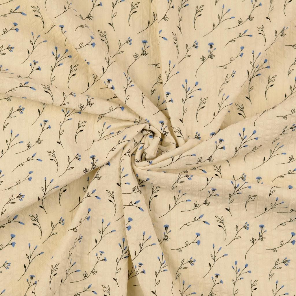 Seersucker Bloemen
