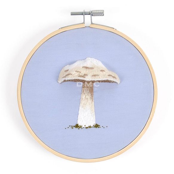 DMC 3D-borduurkit Reuzenchampignon Rond Katoen 125 mm