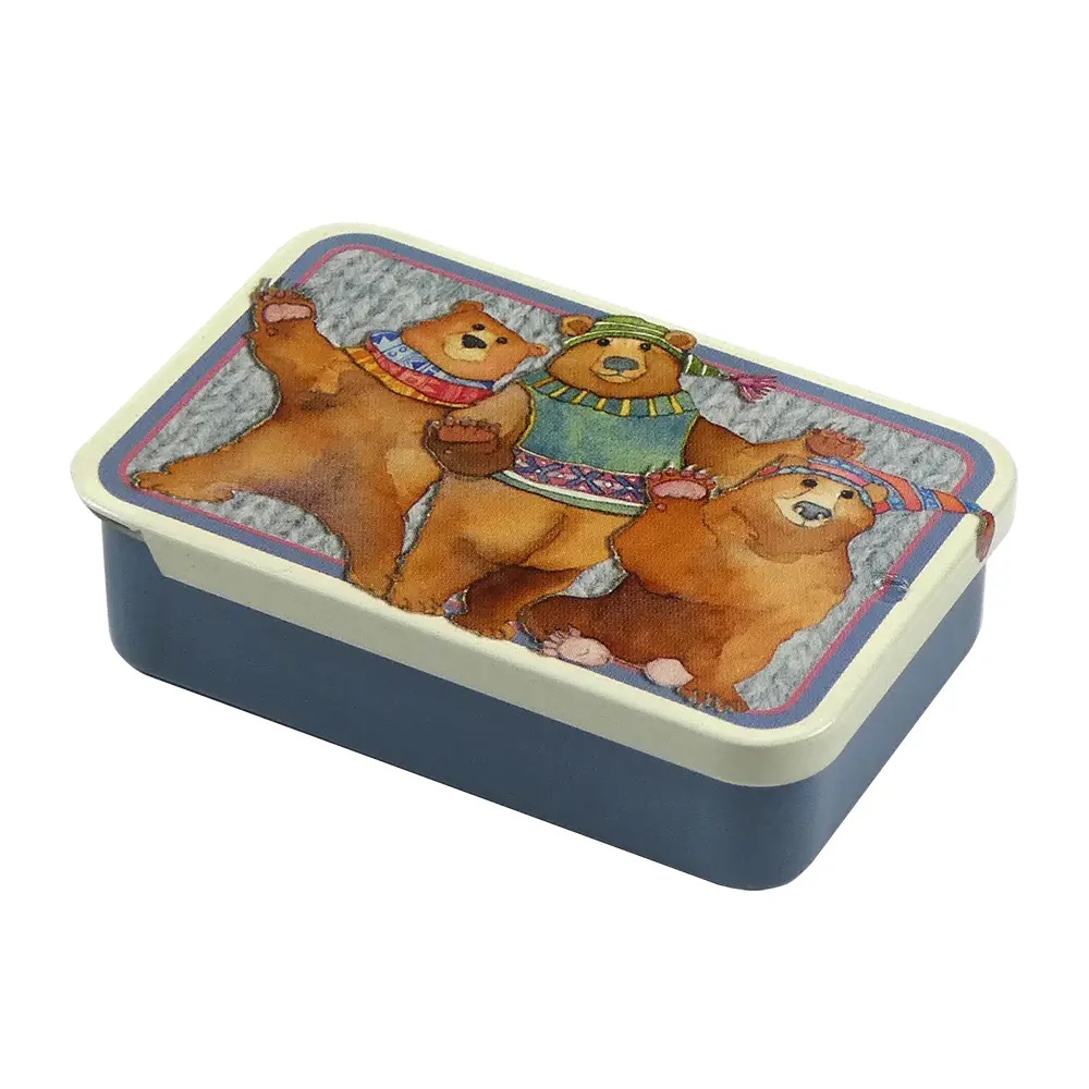 Wollige Beren stekenmarkeerders in een zakblikje