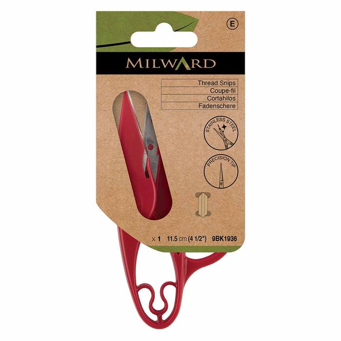 Milward Draadschaar roestvrij staal rood 115 mm
