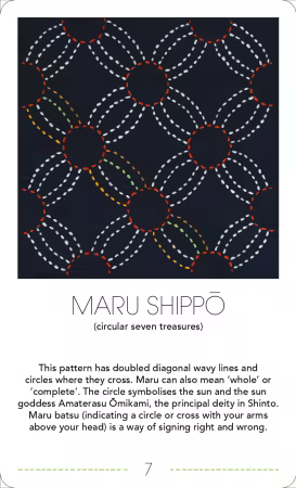 The Ultimate Sashiko Card Deck
